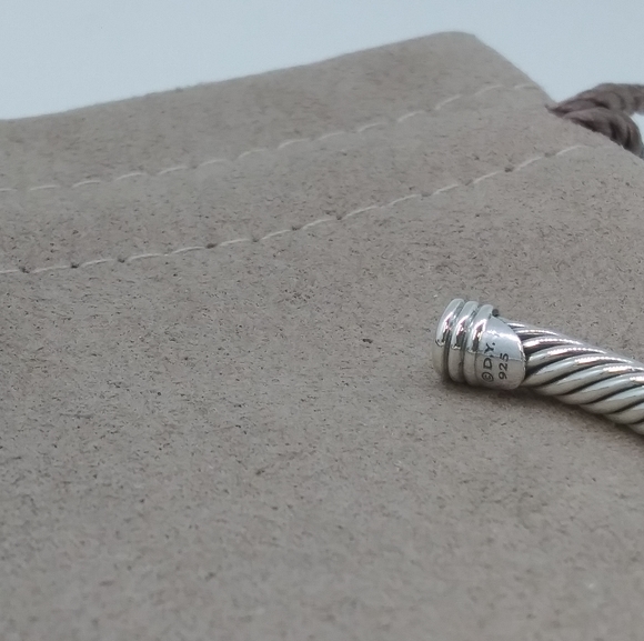 David Yurman 4mm Noblesse Bracelet Citrine Diamond - Picture 5 of 6